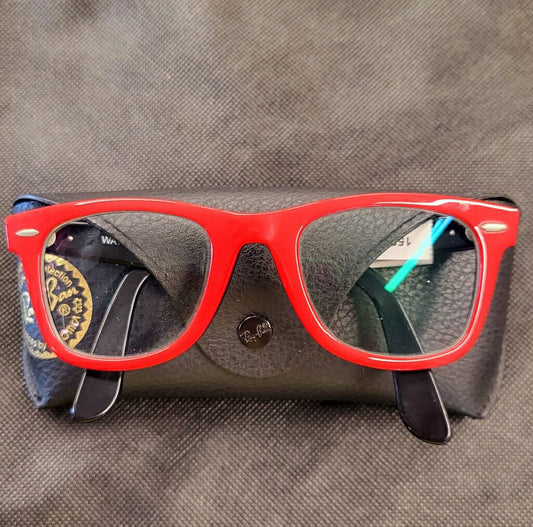 Ray-Ban Wayfarer Red Glasses