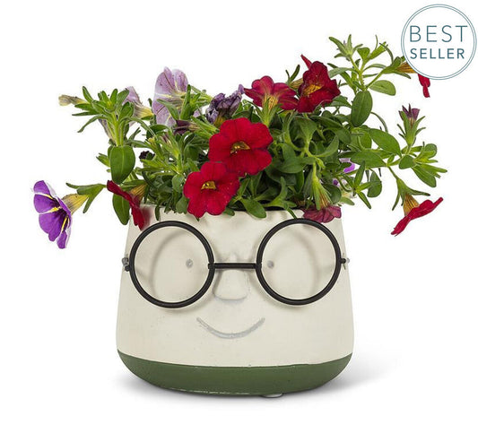 Abbott Small Planter With Glasses