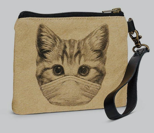 Abbott Masked Cat Pouch With Strap