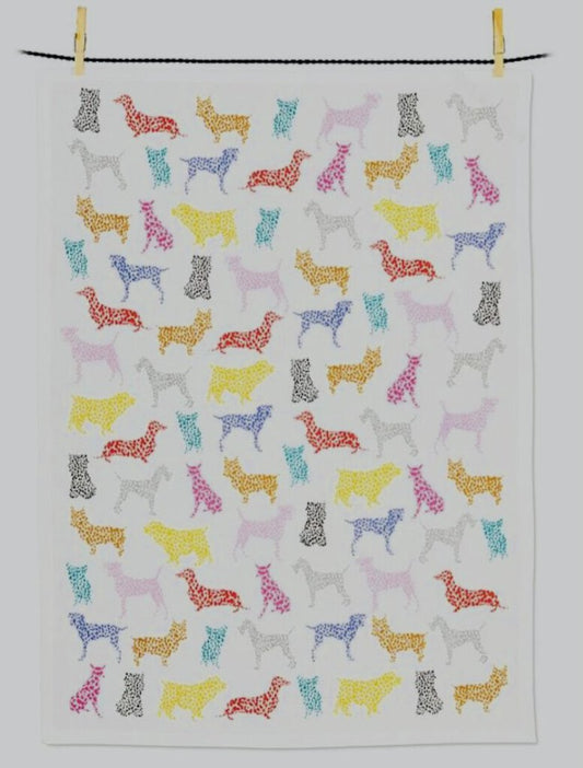 Abbott Speckled Dogs Kitchen Towel