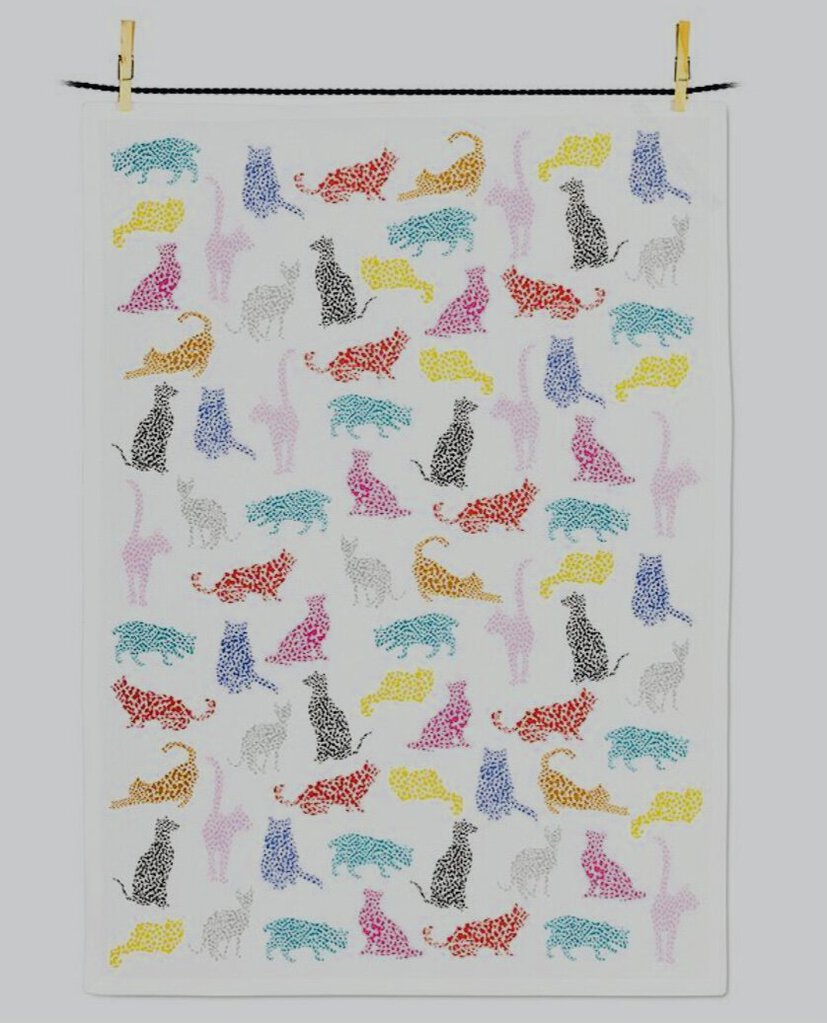 Abbott Speckled Cats Kitchen Towel