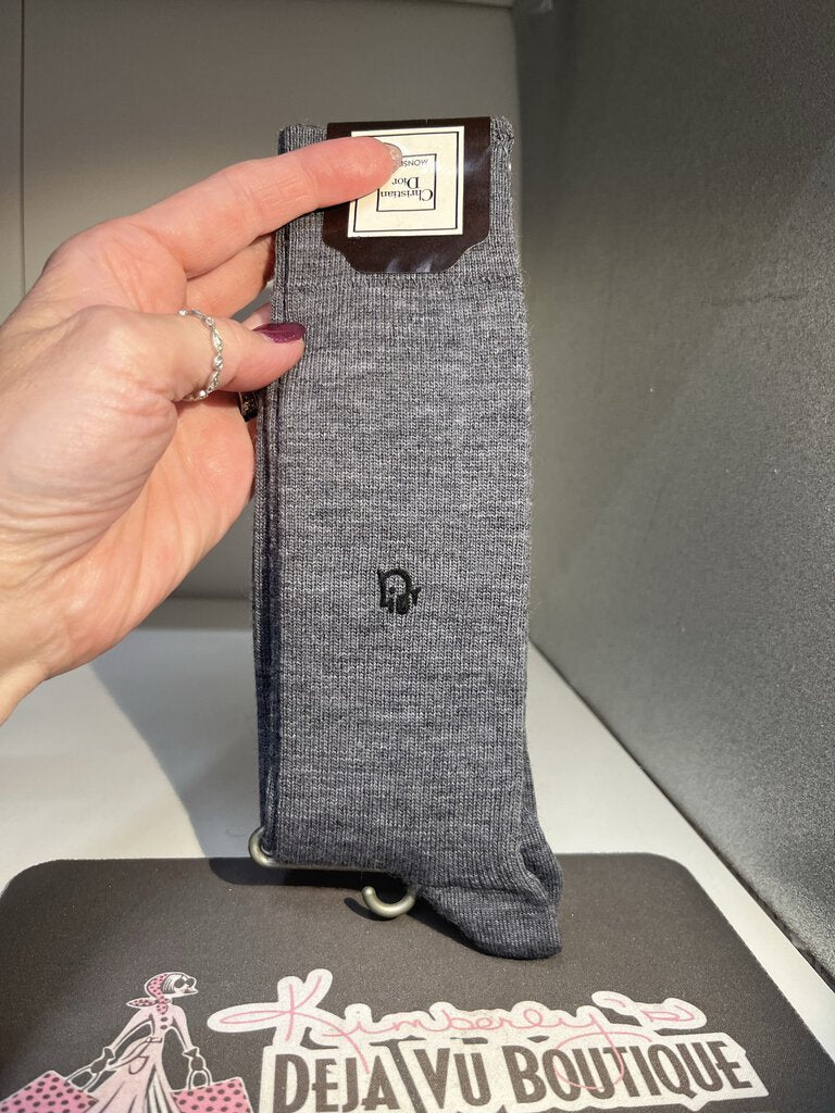 Christian Dior Wool Blend Men's Socks - Size 10-12