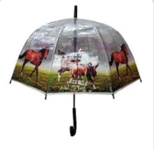 Horse Print Umbrella