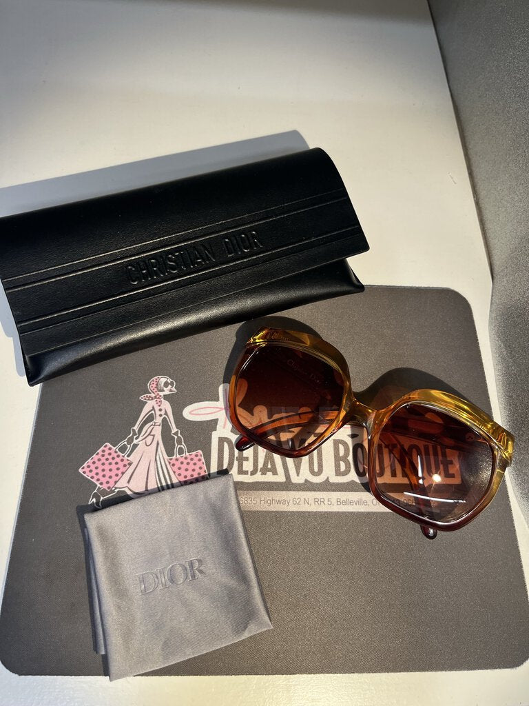 Christian Dior Clear Frame Sunglasses