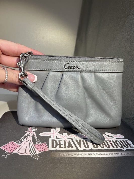 Coach Leather Wristlet