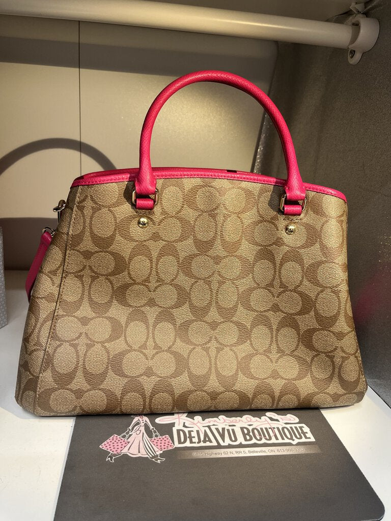 Coach Monogram Canvas/Leather Bag