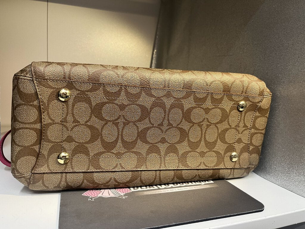 Coach Monogram Canvas/Leather Bag