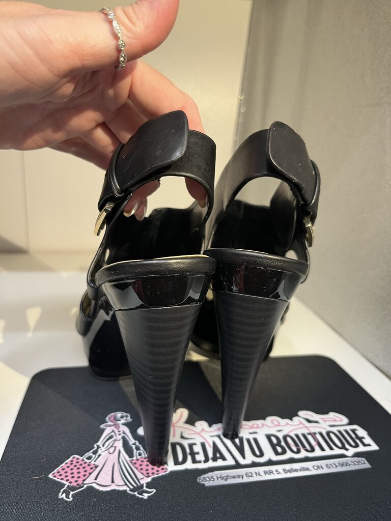 Guess Slingback Heels Black (6.5)