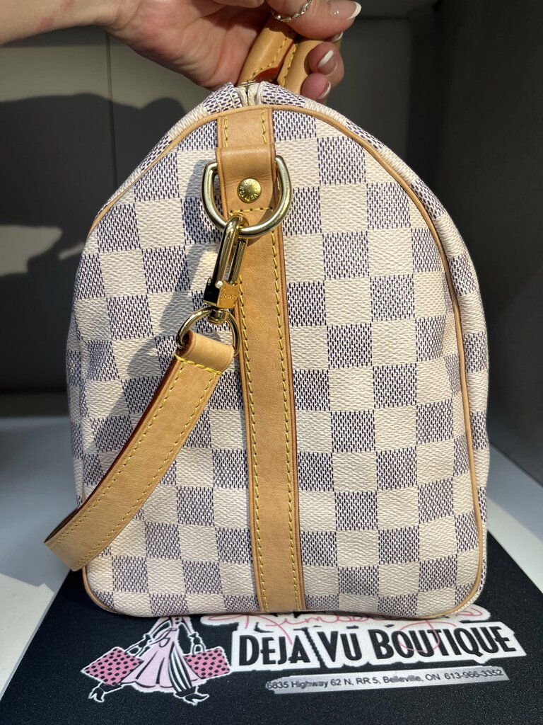 Louis Vuitton Speedy 30 Damier Azur