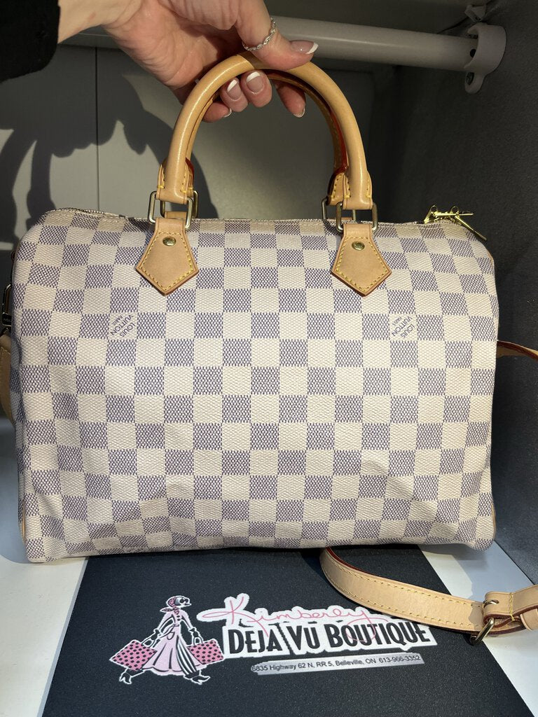 Louis Vuitton Speedy 30 Damier Azur