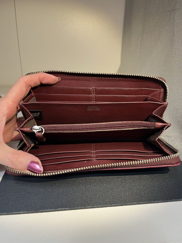 Coach Raspberry Chelsea Wallet