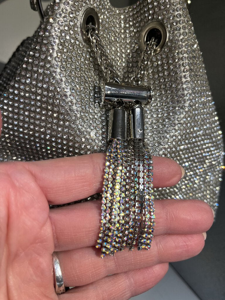 Rhinestone Drawstring Bag