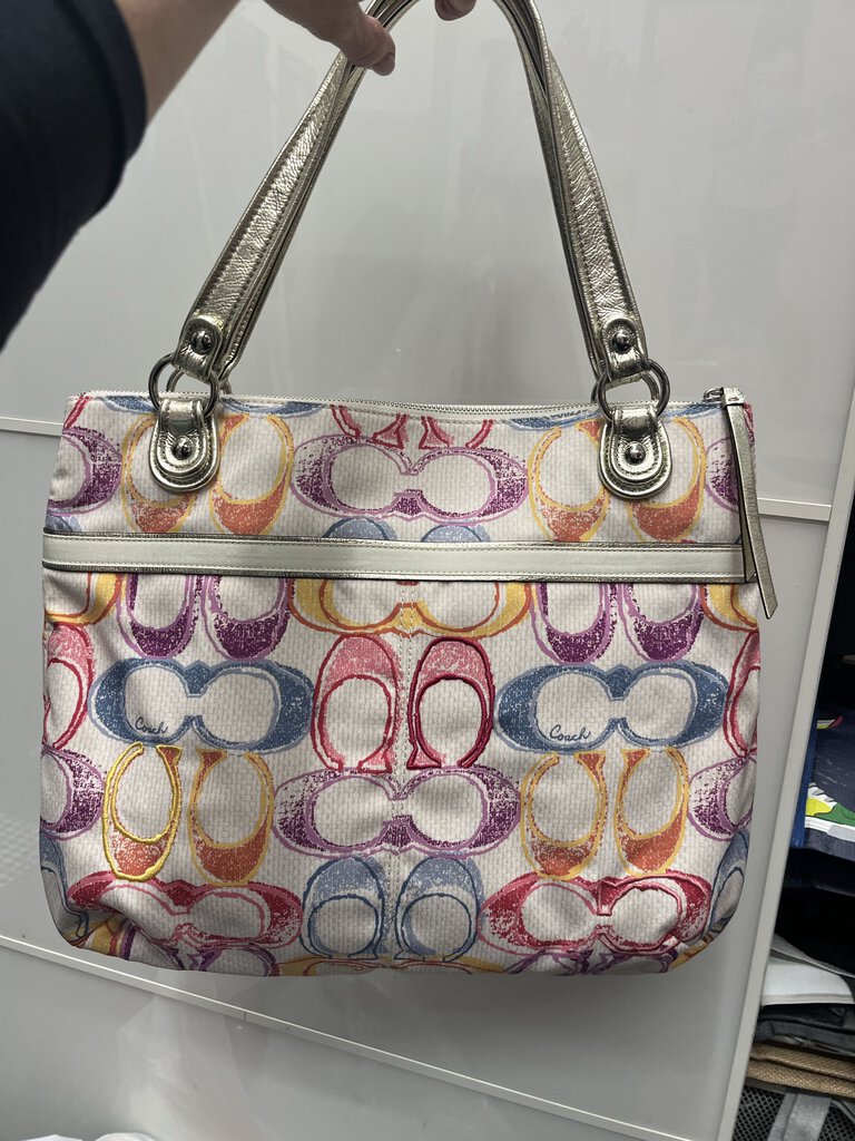 Coach Monogram Canvas Bag